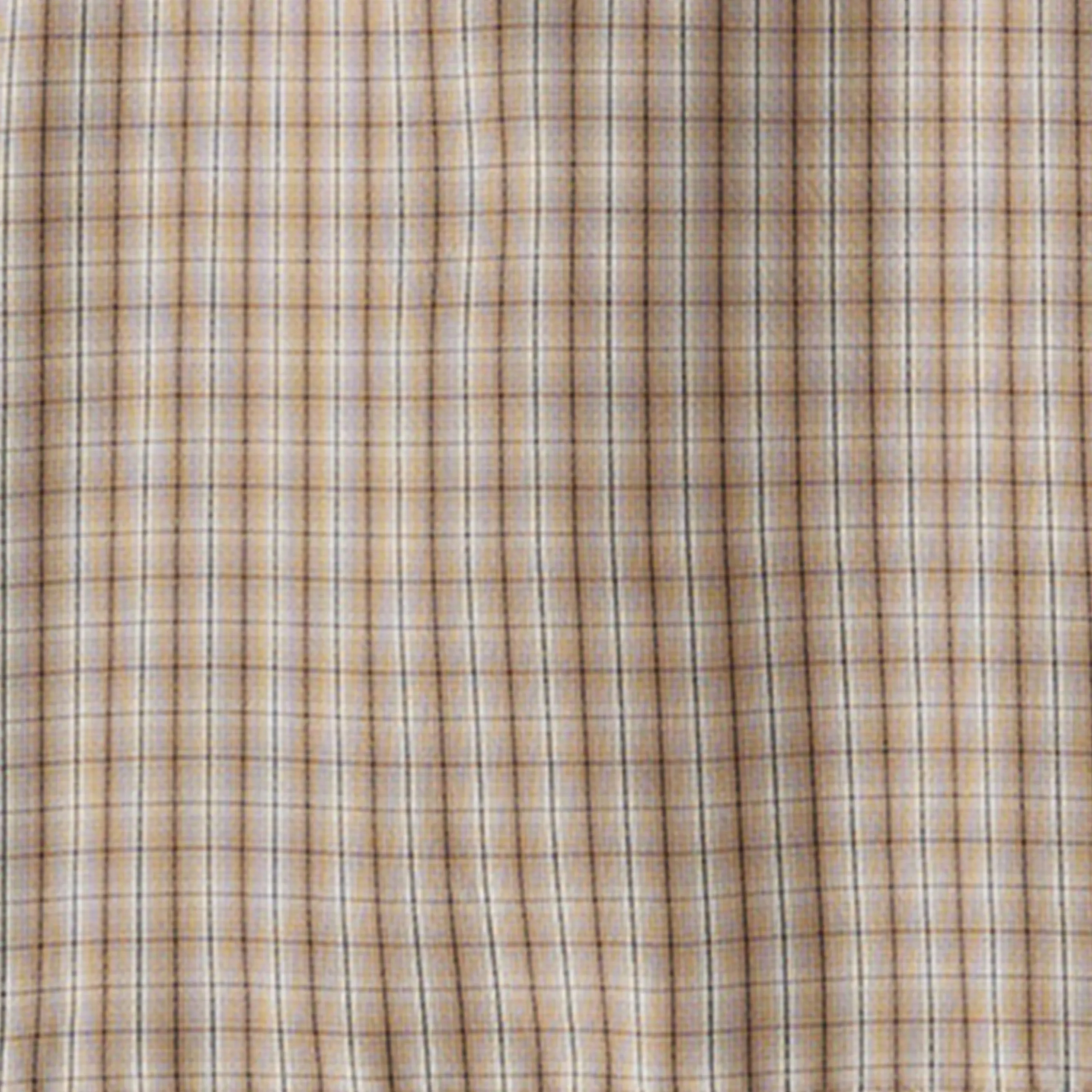 Wrangler Men's Brown Rust Plaid Performance Short Sleeve Snap Shirt