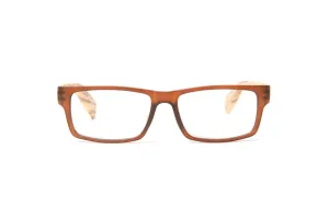 Wynwood Matte Brown/ Light Wood Frame Bamboo Readers